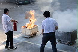 2025年灵科超声波消防演练2