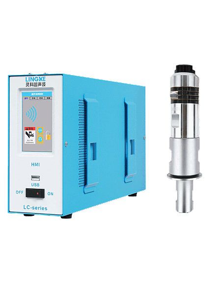 20kHz-2000W 数字 灵科超声波发生器+超声波换能器 直筒型