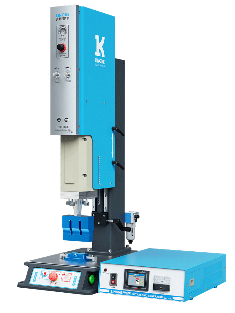 灵科超声波塑料焊接机 方立柱 20kHz-2000/2600W L3000 ES 模拟