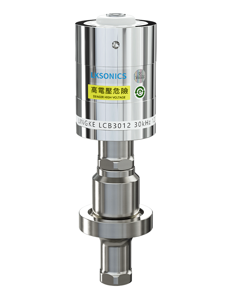 30kHz-1200W  灵科超声波换能器 夹持款