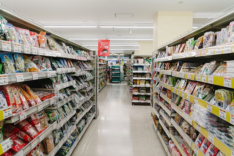 千库网_日本超市零食商品货物摄影图_摄影图编号58405
