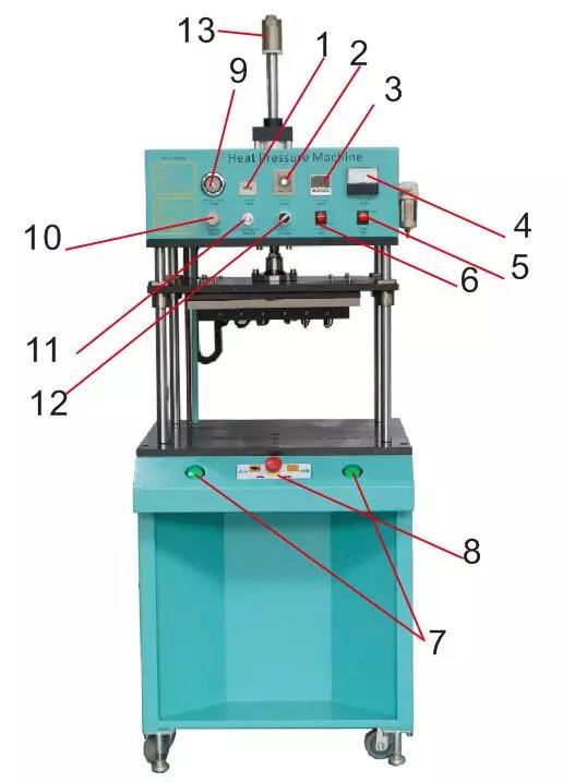 热焊机的部件结构图