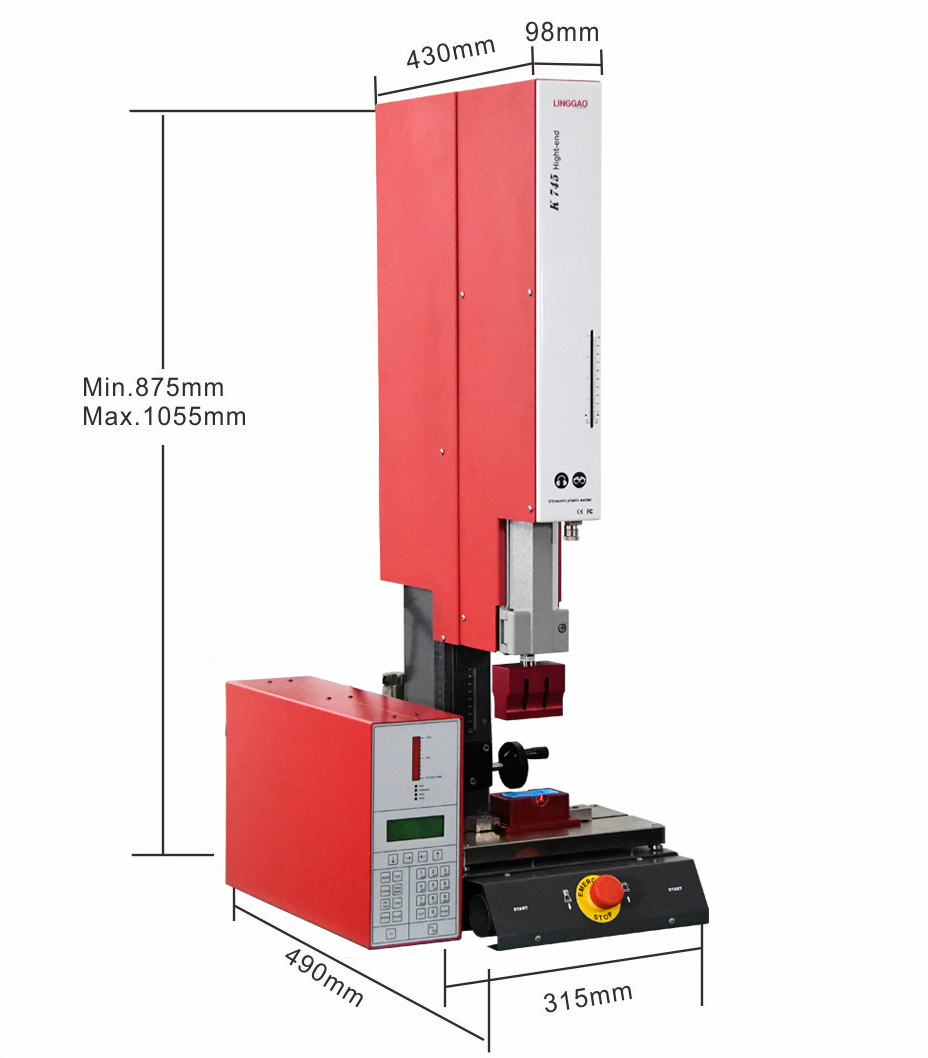K745 High End灵高超声波塑焊机