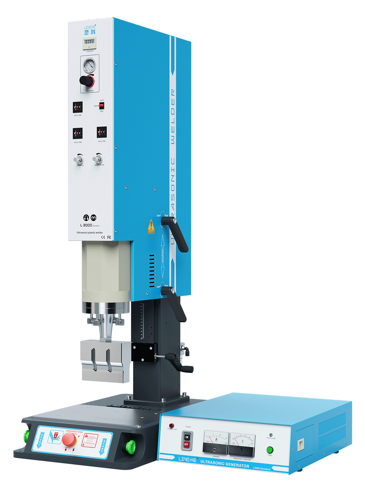 15kHz-2600/3200W L3000 Standard 模拟 灵科超声波焊接机（方立柱）